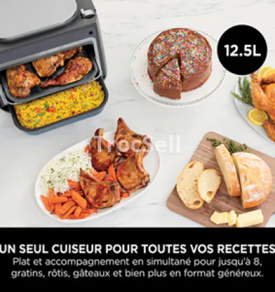 Mijoteur Ninja Combi Multicuiseur, four et friteuse sans huile 12-en-1 TRS700EU