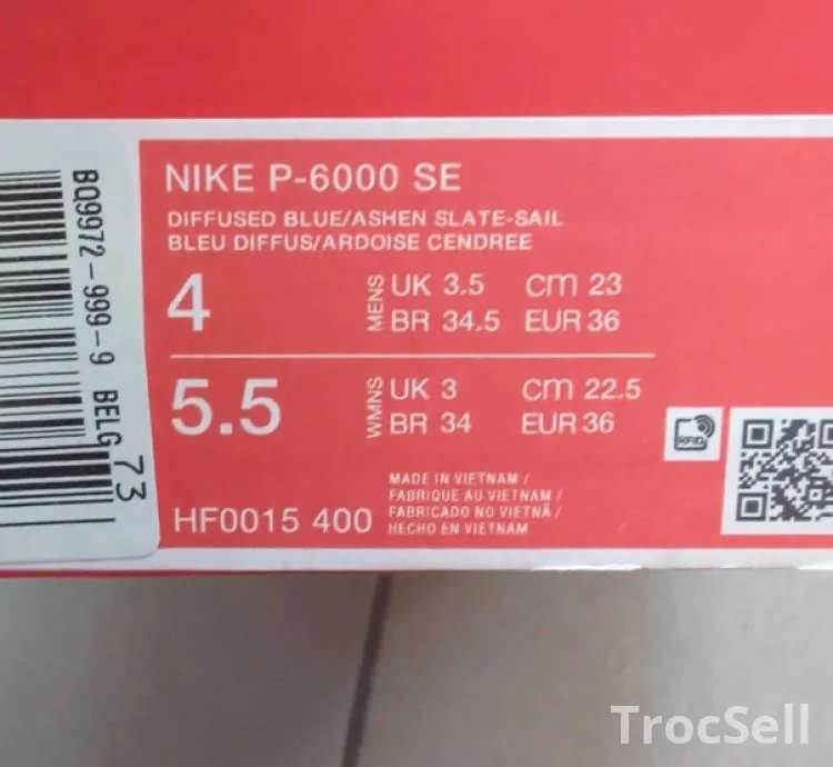 Nike p-6000 SE taille 36
