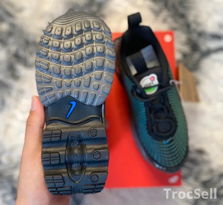 Nike Air Max DN PS Black White Hyper Cobalt – Neuves, Taille 28,5 EU (Enfant)