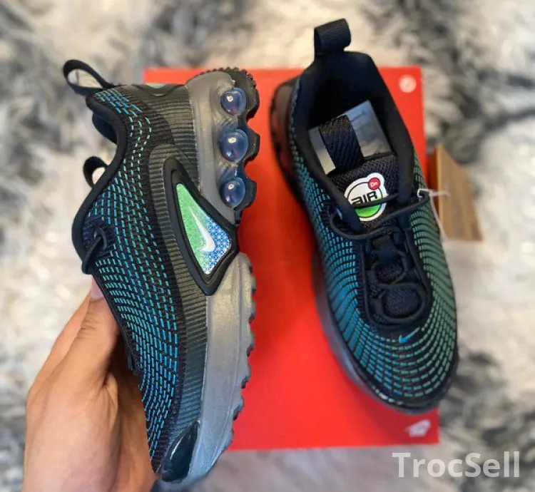 Nike Air Max DN PS Black White Hyper Cobalt – Neuves, Taille 28,5 EU (Enfant)