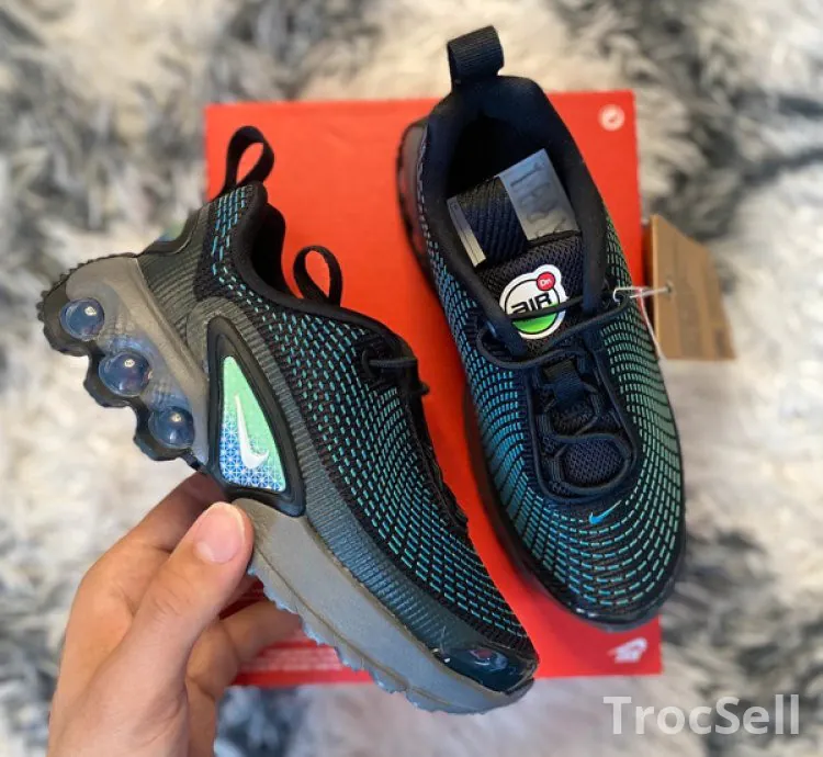 Nike Air Max DN PS Black White Hyper Cobalt – Neuves, Taille 28,5 EU (Enfant)