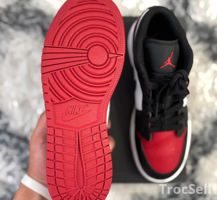 Jordan 1 Low GS "Varsity Red" - 5.5Y (EU 38) | OG Style