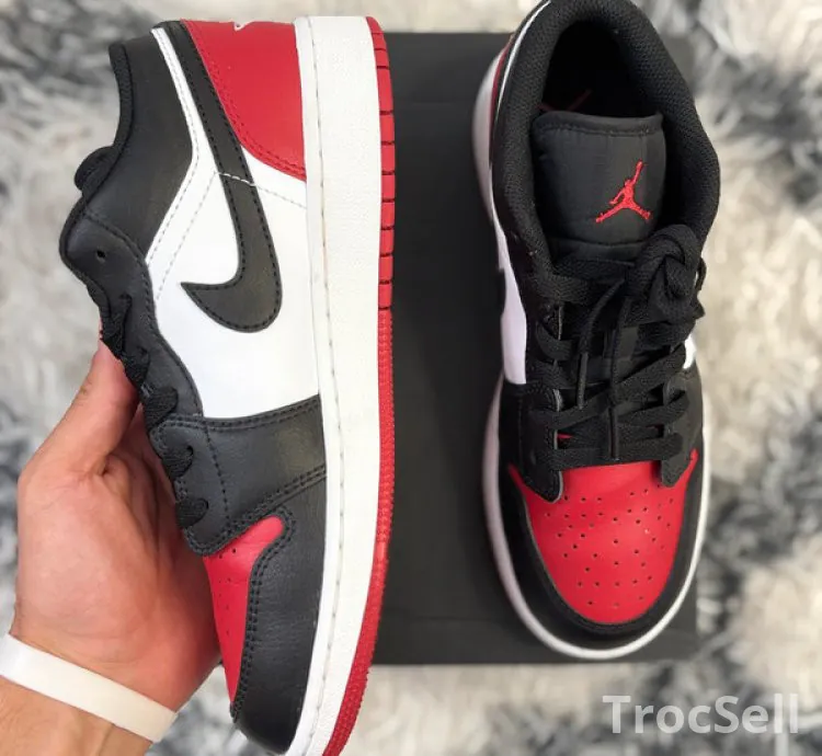 Jordan 1 Low GS "Varsity Red" - 5.5Y (EU 38) | OG Style