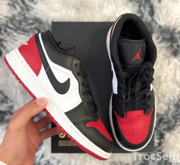 Jordan 1 Low GS "Varsity Red" - 5.5Y (EU 38) | OG Style