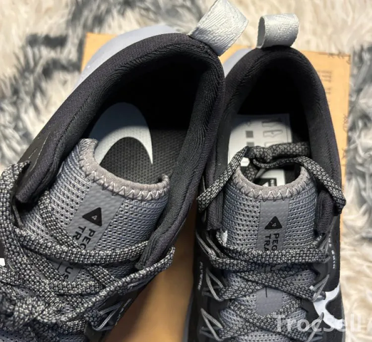 Nike React Pegasus Trail 4 – Black / Dark Grey (EU 39)