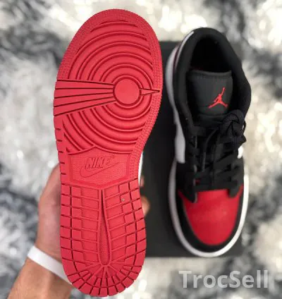 Jordan 1 Low GS "Varsity Red" - 5.5Y (EU 38) | OG Style 4