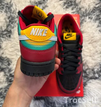 Nike Dunk Low Retro LTD Biker Tattoo – Black / White / Gym Red – EU 40 4