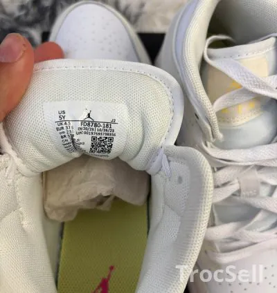 Air Jordan 1 Mid GS FD8780-181 – Sail/Orange – Taille 37.5 EU – Neuve & Authentique 6